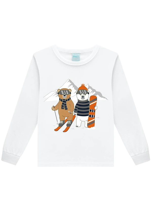 Kyly - Pijama Infantil Menino Brilha no Escuro Branco 2