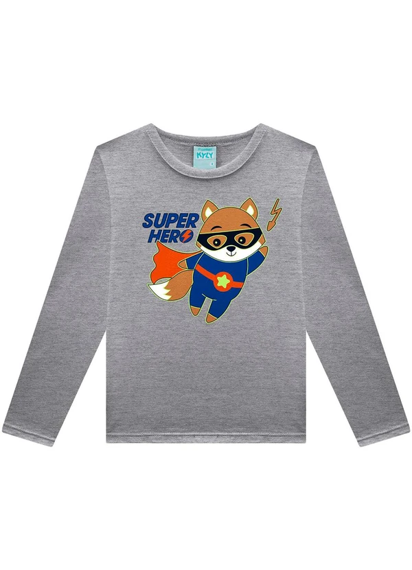Kyly - Pijama Infantil Menino Brilha no Escuro Cinza 3