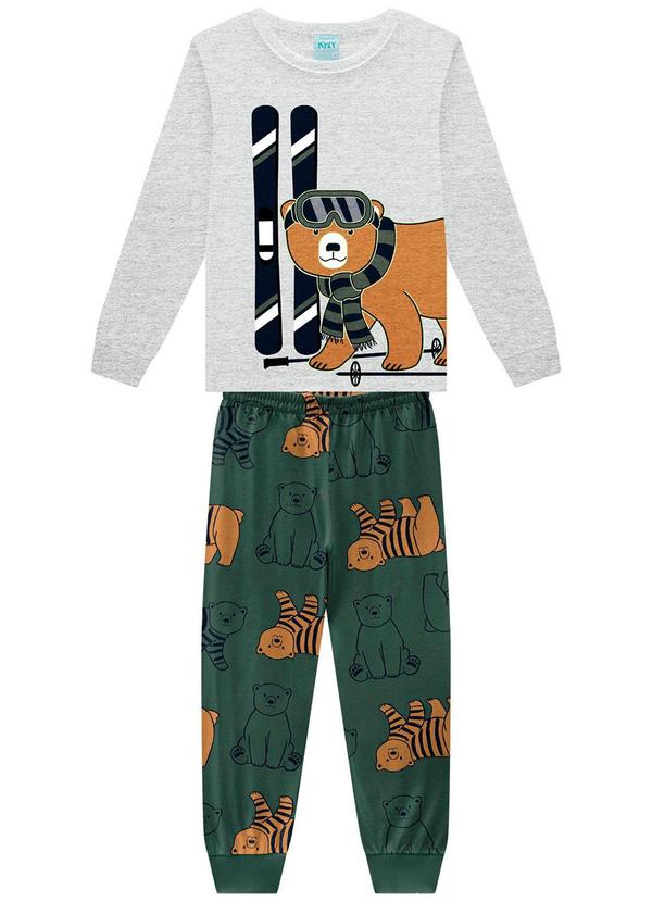 Kyly - Pijama Infantil Menino Brilha no Escuro Cinza 2