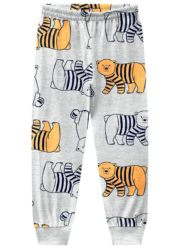 Kyly - Pijama Infantil Menino Brilha no Escuro Marrom 3