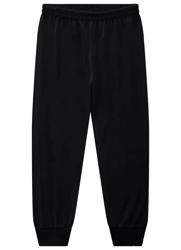 Kyly - Pijama Infantil Menino Brilha no Escuro Preto 4