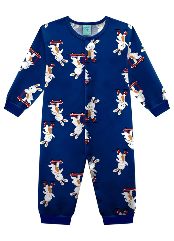 Kyly - Pijama Infantil Menino Coelhinho Azul