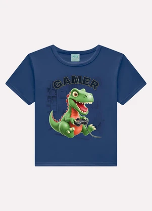 Kyly - Pijama Infantil Menino Dinossauro Azul - KYLY