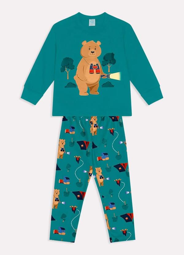 Kyly - Pijama Infantil Menino Verde
