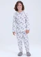 Vida Costeira - Pijama Infantil Sublimado Off Espacial Off White - variação: Off White