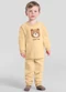 Brandili - Pijama Infantil Unissex em Soft Amarelo - variação: Amarelo