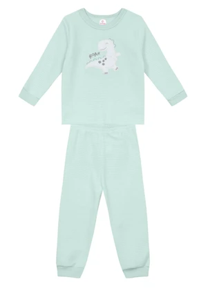 Brandili - Pijama Infantil Unissex em Soft Verde - BRANDILI