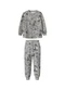 Malwee Kids - Pijama Jogger Dinossauro Verde - variação: Cinza