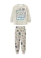 Malwee Kids - Pijama Jogger Game Over Azul Marinho - variação: Cinza Mescla