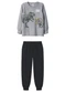 Malwee Kids - Pijama Jogger Gamer Azul - variação: Cinza