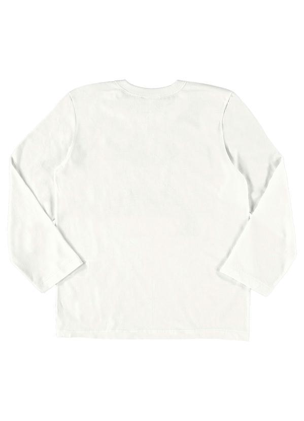 Quimby - Pijama Longo com Camiseta e Calça Branco 5