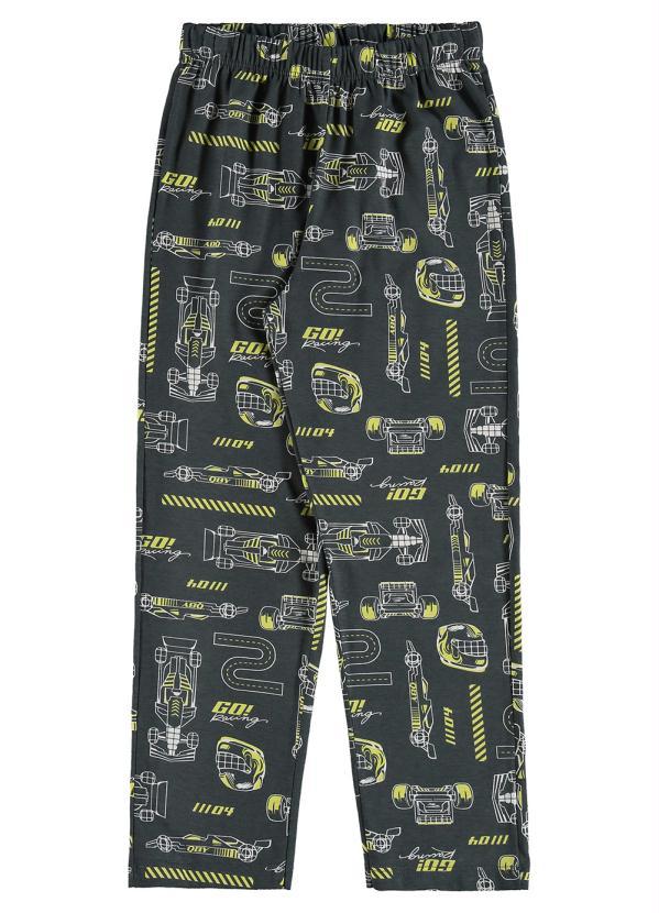 Quimby - Pijama Longo com Camiseta e Calça Branco 6