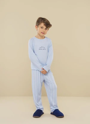 Aurora Joaquina - Pijama Longo Infantil Estampado - AURORA JOAQUINA