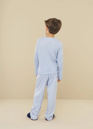Aurora Joaquina - Pijama Longo Infantil Estampado - AURORA JOAQUINA