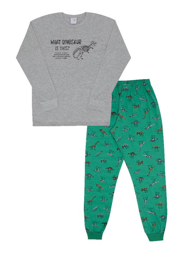 Pulla Bulla - Pijama Masculino Cinza