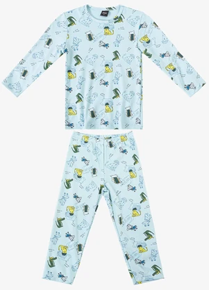 Select - Pijama Masculino Infantil Azul - SELECT