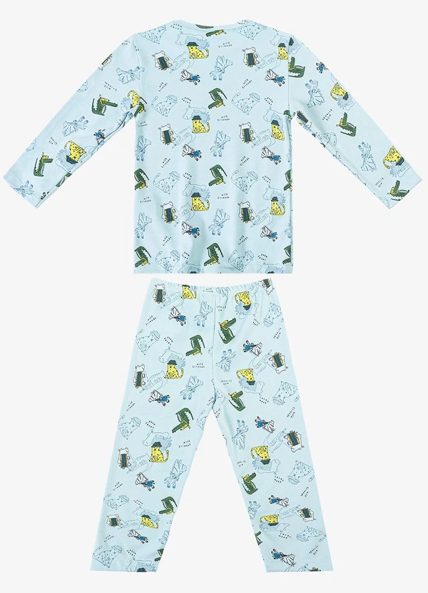 Select - Pijama Masculino Infantil Azul 2
