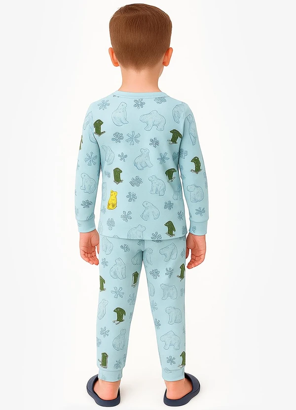 Select - Pijama Masculino Infantil Azul 4
