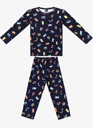 Select - Pijama Masculino Infantil Azul - SELECT
