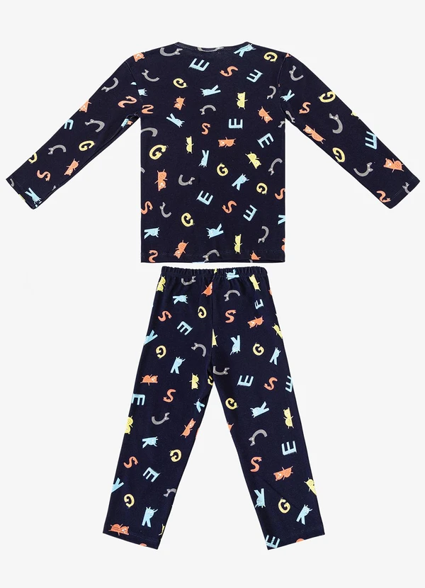 Select - Pijama Masculino Infantil Azul 2