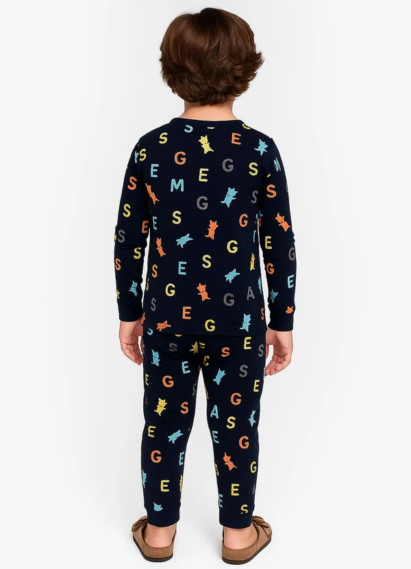 Select - Pijama Masculino Infantil Azul 4