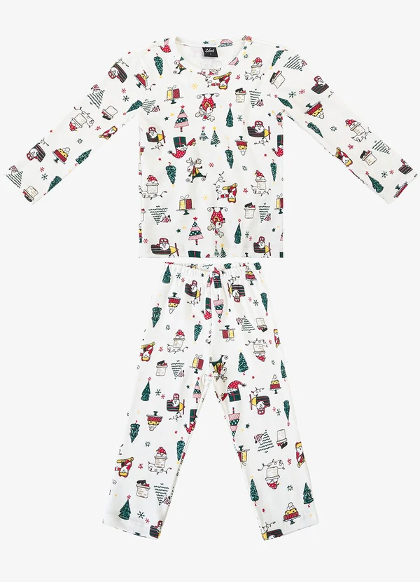 Select - Pijama Masculino Infantil Bege 3