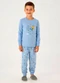Pulla Bulla - Pijama Meia Malha Azul - variação: Azul