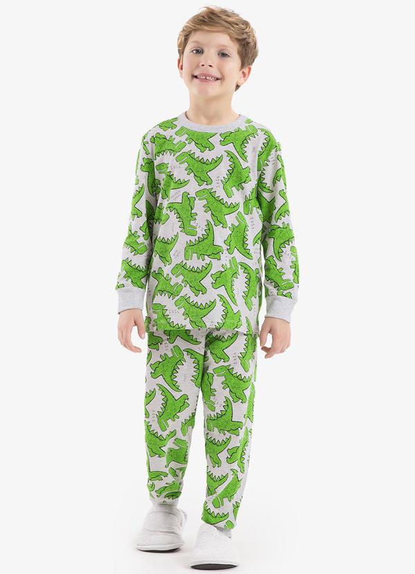 Rovi Kids - Pijama Meia Malha Cinza