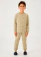 Pulla Bulla - Pijama Meia Malha Marrom - variação: Marrom