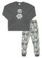 Pulla Bulla - Pijama Moletinho Azul - variação: Cinza