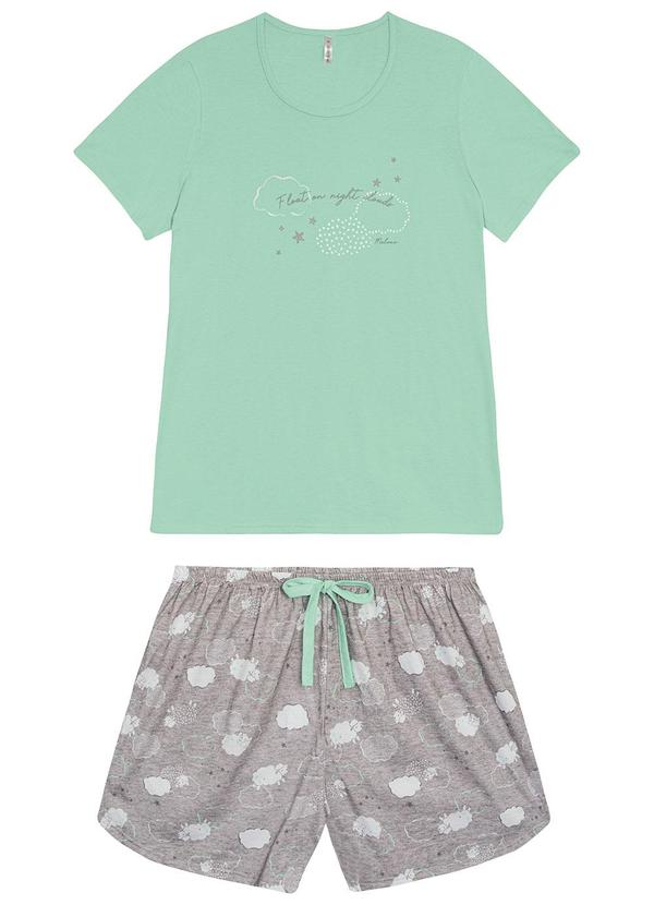 Malwee - Pijama Float On Night Clouds Plus Verde 3