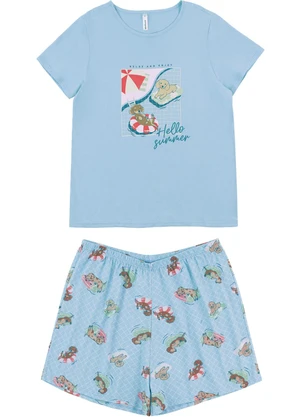 Malwee - Pijama Hello Summer PlusAzul - MALWEE