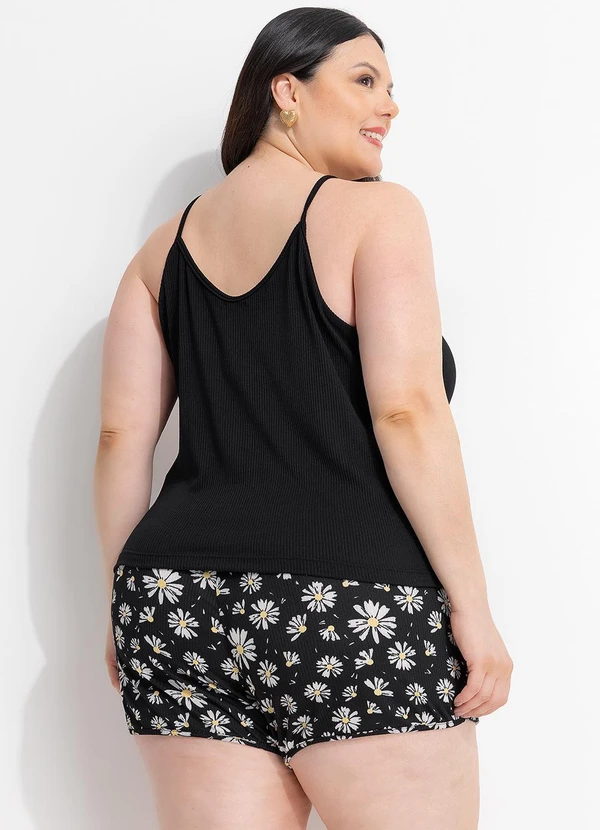 Marguerite - Pijama Margarida em Malha Macia Canelada 6