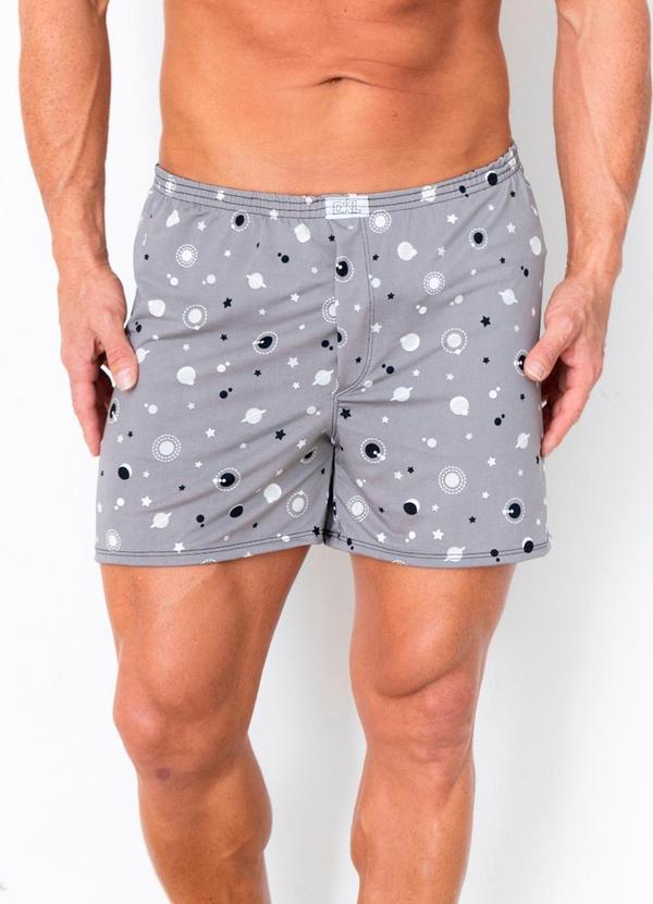 Dukali - Samba Canção Microfibra Cinza 1