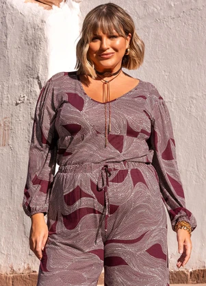 Marguerite - Blusa Pontilhado em Malha de Viscose - MARGUERITE