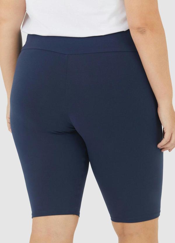 Malwee - Bermuda Azul Marinho Feminina em Lycra® Plus 2