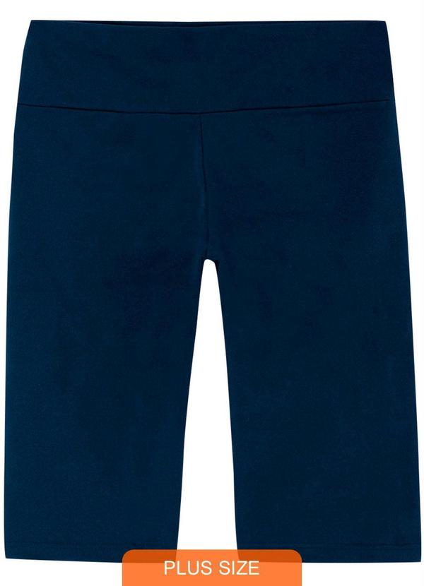 Malwee - Bermuda Azul Marinho Feminina em Lycra® Plus 4