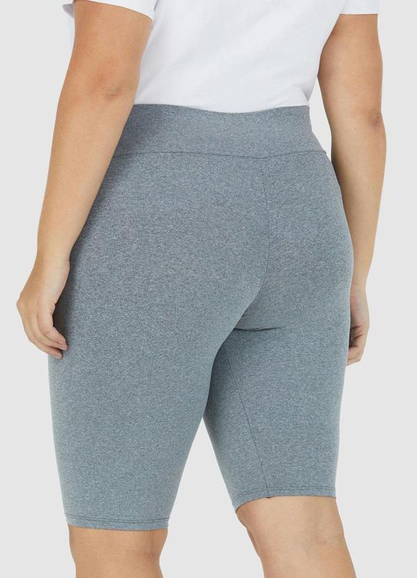 Malwee Plus - Bermuda Cinza Ciclista Feminina em Lycra® Plus 5