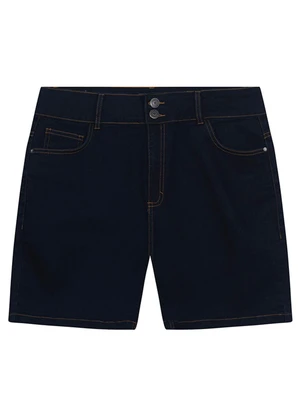 Malwee - Bermuda Comfort Jeans Azul Escuro - MALWEE