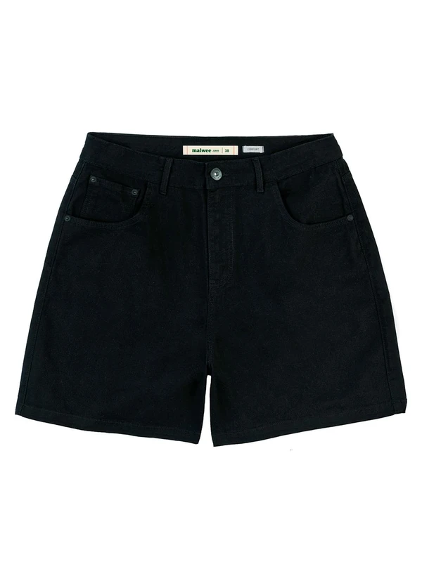 Malwee - Bermuda em Sarja PlusPreto 1