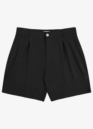Secret Glam - Bermuda Feminina Plus Preto - SECRET GLAM