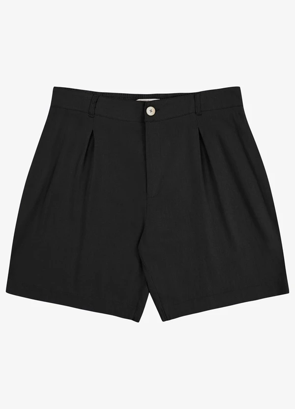 Secret Glam - Bermuda Feminina Plus Preto