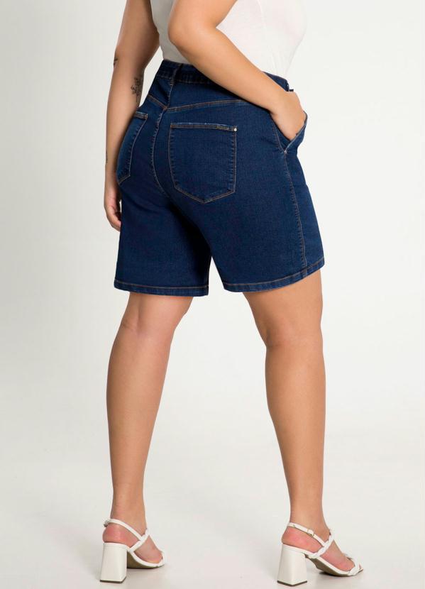 Lunender Mais Mulher - Bermuda Jeans com Elastano Azul 2