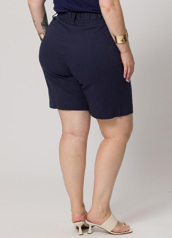 Lisamour - Bermuda Listrada Reta Azul 3