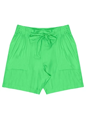 Secret Glam - Bermuda Plus Size Feminina Verde - SECRET GLAM