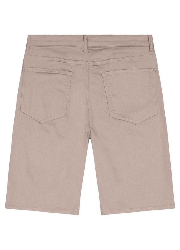 Malwee Plus - Bermuda Taupe Ciclista em Sarja 2