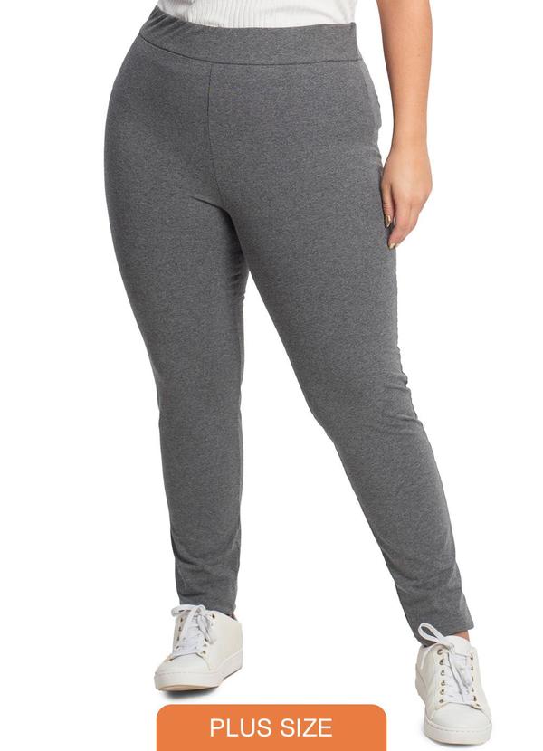 Secret Glam - Calça Cotton Feminina Cinza