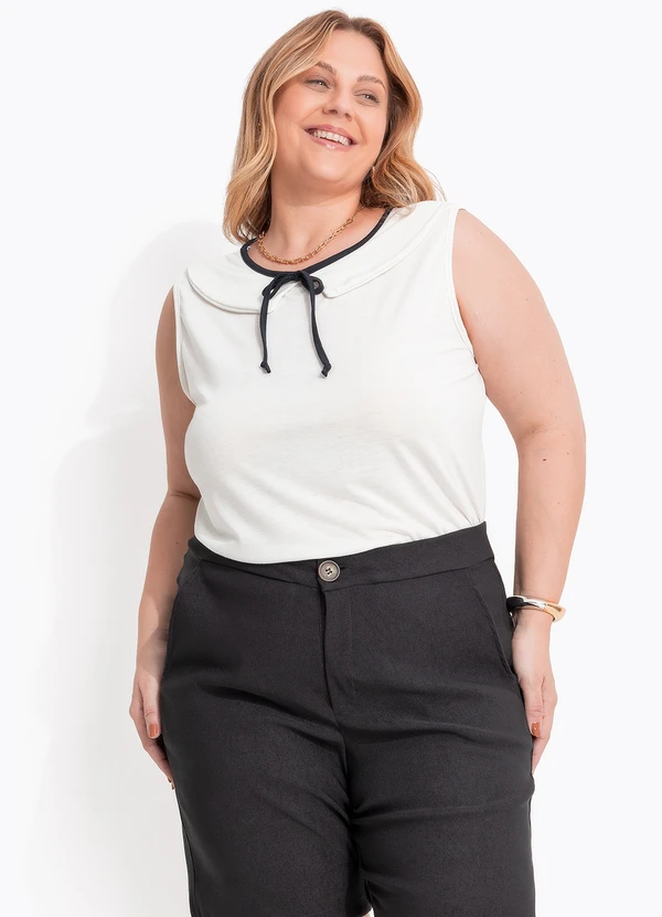 Marguerite - Short Preto em Bengaline 9