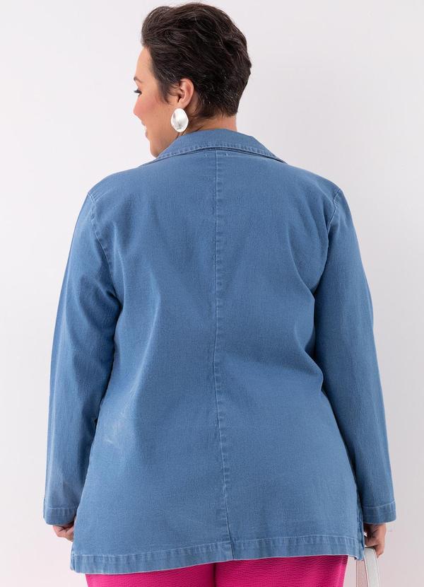 Marguerite - Blazer Jeans Médio Oversized 5