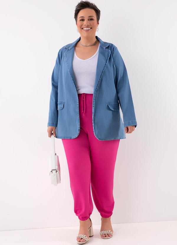 Marguerite - Blazer Jeans Médio Oversized 6